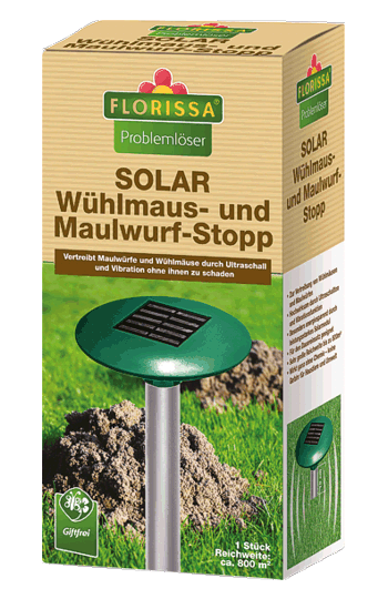 SOLAR Wühlmaus- & Maulwurf-Stopp